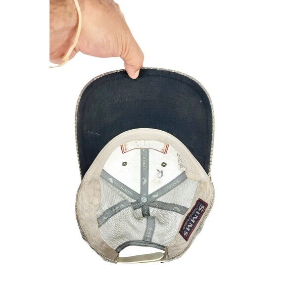 SIMMS Hex Camo Fly Fishing Trout Patch Trucker Hat Limited Edition Bonus 8 Flies - Picture 10 of 11